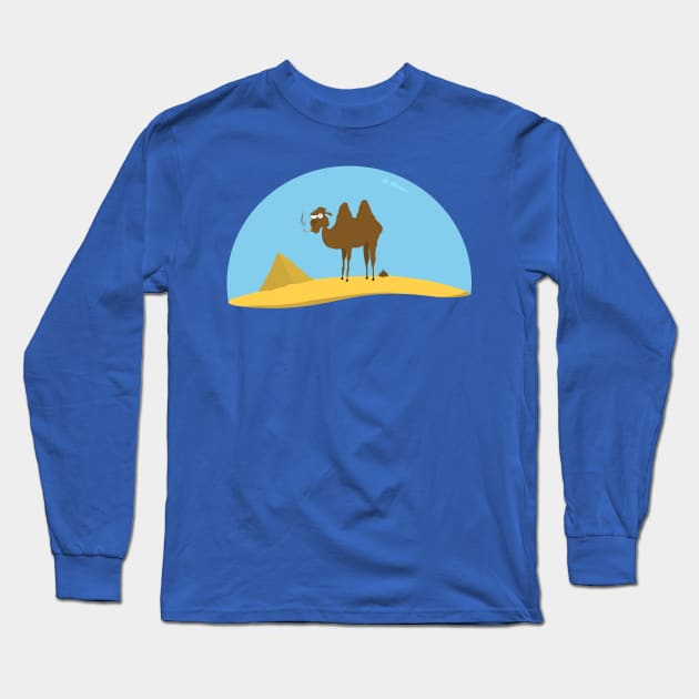 Camel Long Sleeve T-Shirt by orriart